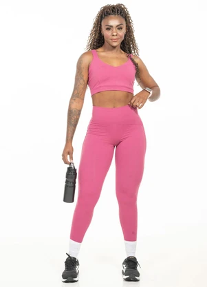Cobertura - Calça Legging Esportiva Rosa - COBERTURA