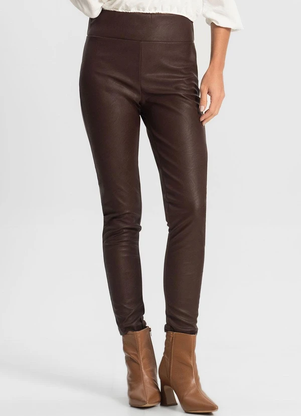 Rovitex - Calça Legging Feminina Marrom