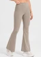 Rovitex - Calça Legging Flare Feminina Fitness Bege - variação: Bege