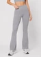 Rovitex - Calça Legging Flare Feminina Fitness Bege - variação: Cinza