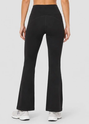 Rovitex - Calça Legging Flare Feminina Fitness Preto - ROVITEX