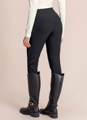 Angel - Calça Legging Montaria Preto - ANGEL