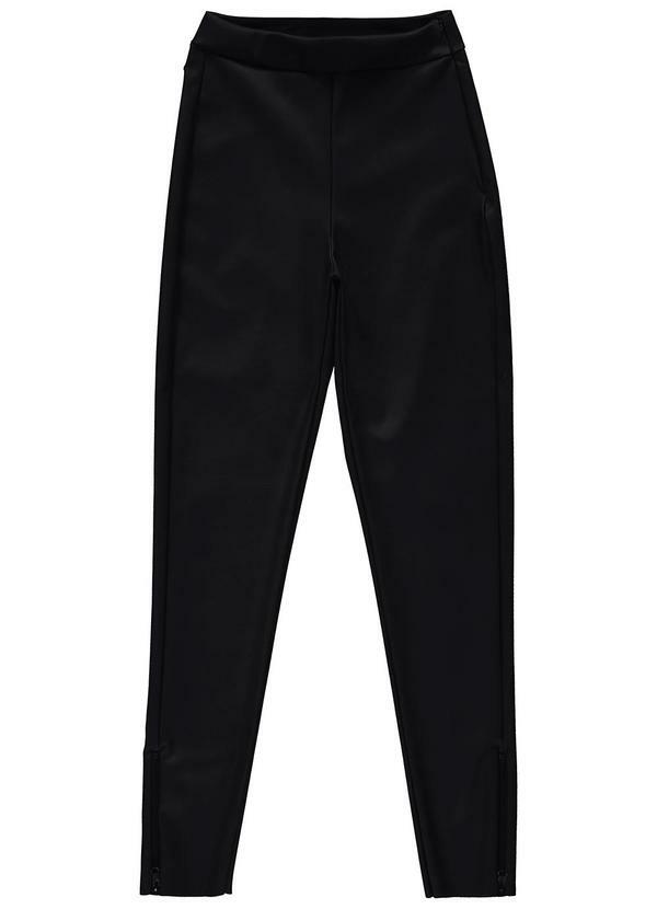 Enfim - Calça Legging Resinada Preto
