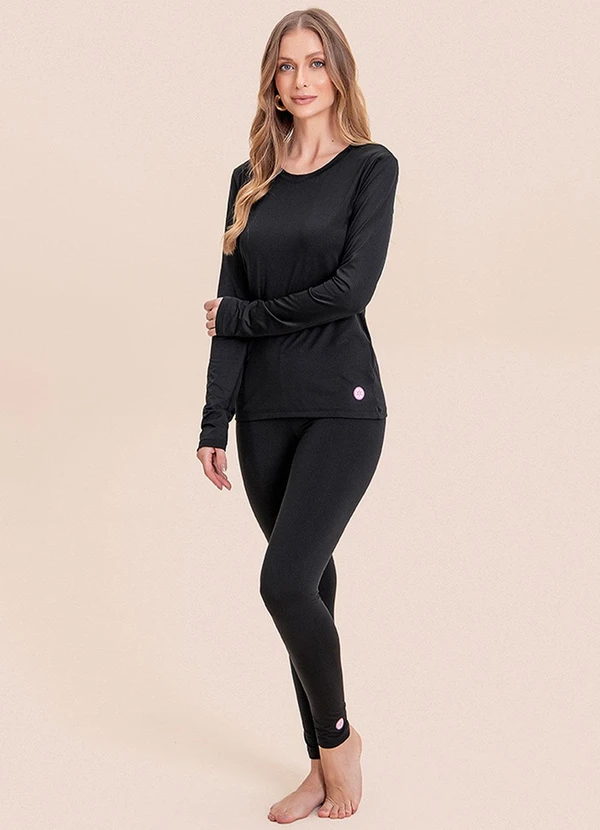 Angel - Calça Legging Termica Basic Preto 3