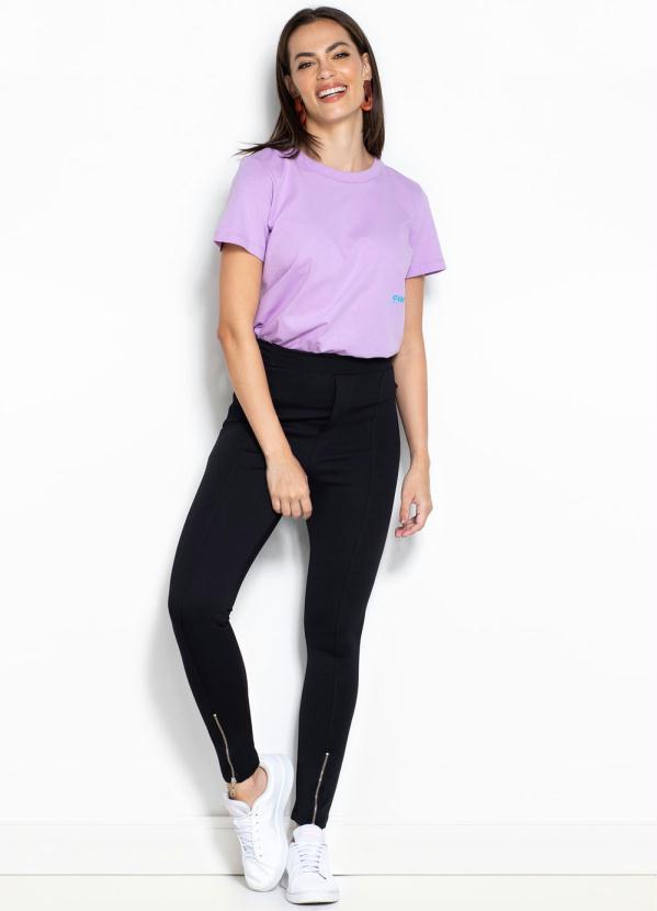 Colcci - Calça Montaria de Malha Preta 3