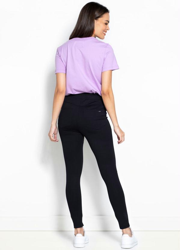 Colcci - Calça Montaria de Malha Preta 4