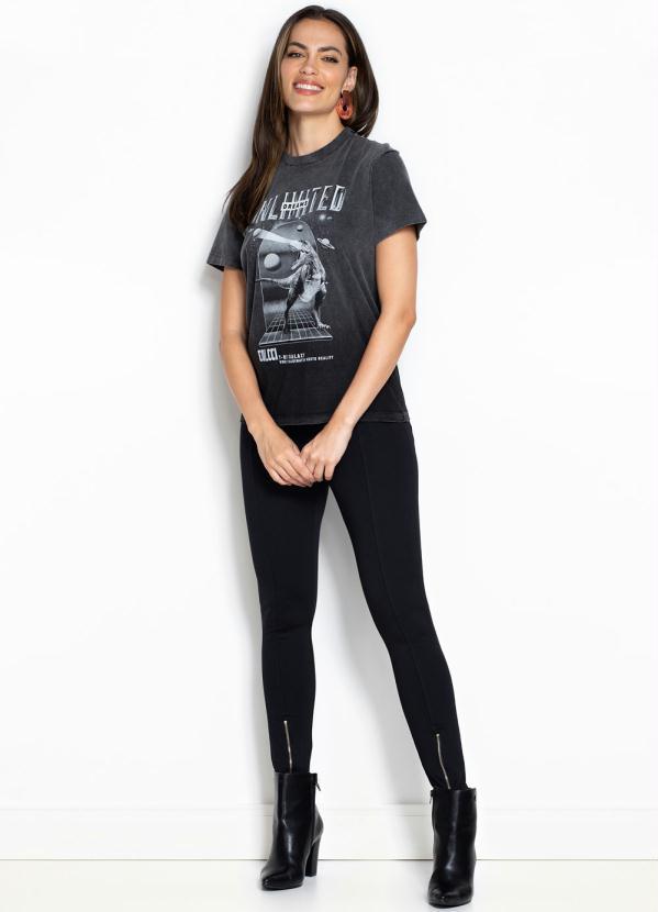 Colcci - Calça Montaria de Malha Preta 7