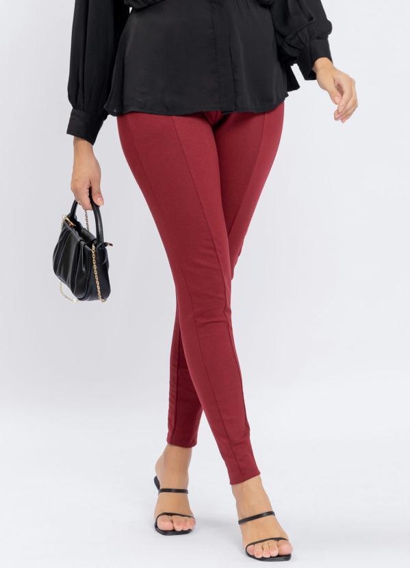 Preview - Calça Ponto Roma Vermelho