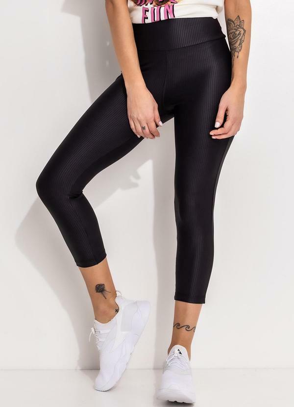 Bimini - Calça Preto em Malha com Elastano