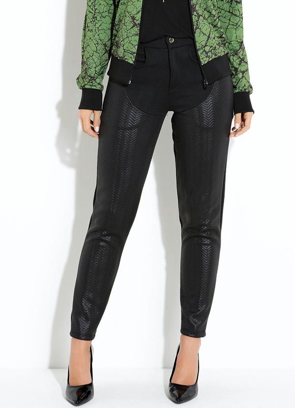 Quintess - Calça Quintess Preto com Bolsos 3