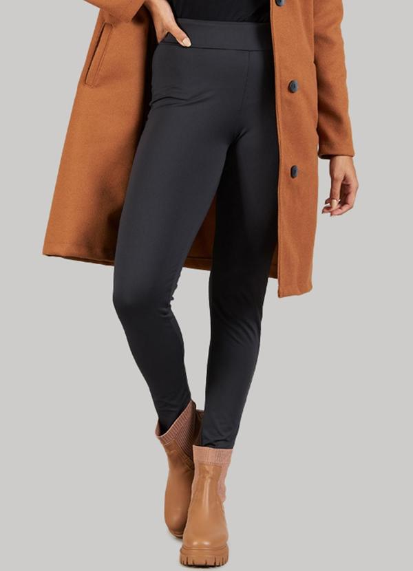Soft Bonni - Legging Adulto Feminino Thermo Preto