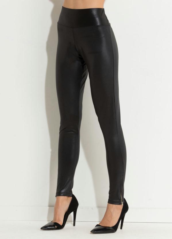 Quintess - Legging Cirrê com Zíper Preto 6