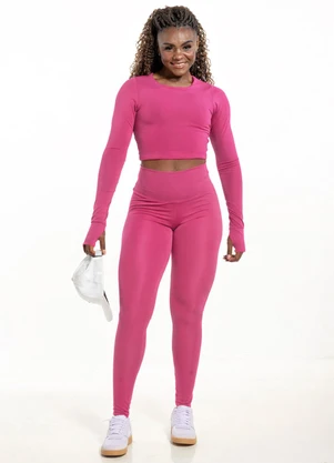 Cobertura - Legging com Bolso Traseiro Rosa - COBERTURA