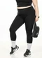 Cobertura - Legging Esportiva Plus Size Terracota - variação: Preto