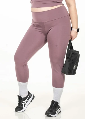 Cobertura - Legging Esportiva Plus Size Roxo - COBERTURA