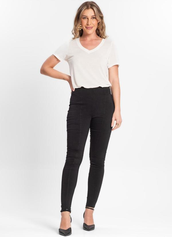Endless - Legging Feminina em Bengaline Preto 3