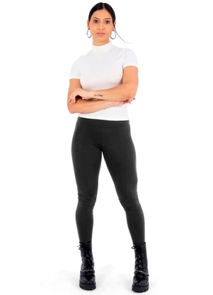 Cobertura - Legging Feminina Feminina Suplex Cinza - COBERTURA