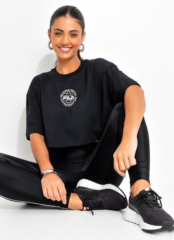 Fila - Legging Feminina Line Future Sports Preto 11