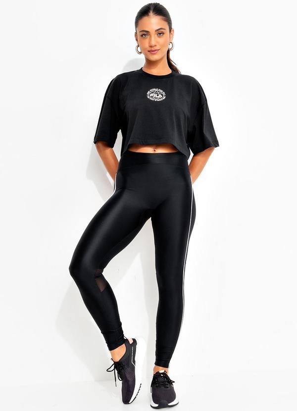 Fila - Legging Feminina Line Future Sports Preto 3