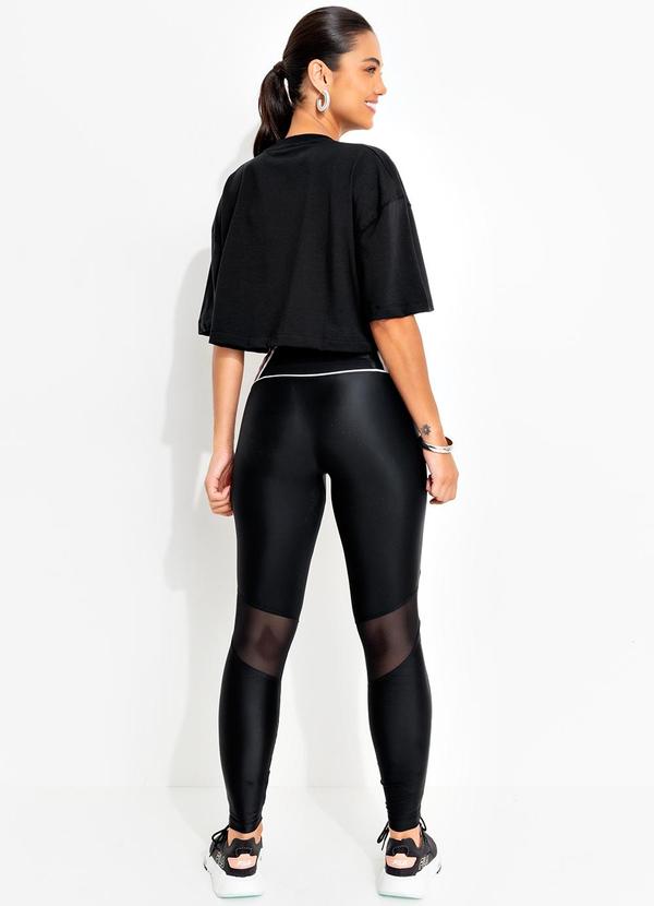 Fila - Legging Feminina Line Future Sports Preto 4