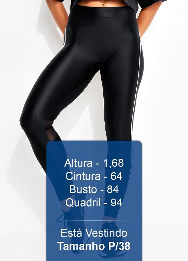 Fila - Legging Feminina Line Future Sports Preto 5