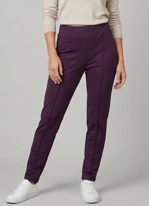 Infinita Cor - Legging Feminina Recorte na Frente Roxo - INFINITA COR