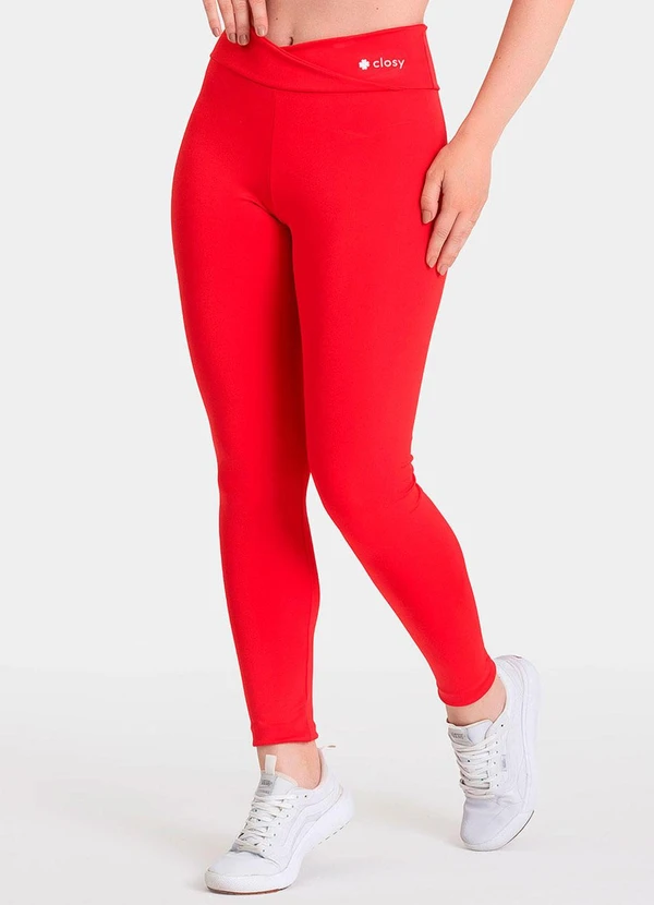 Closy - Legging Fitness Energy Vermelho