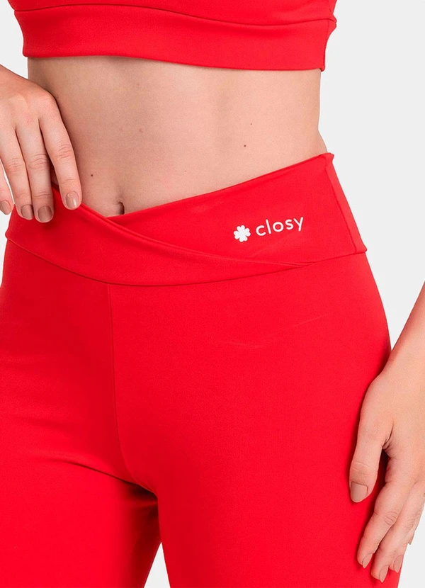 Closy - Legging Fitness Energy Vermelho 5