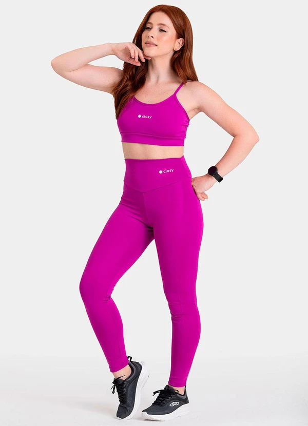 Closy - Legging Fitness Essential Fucsia 3