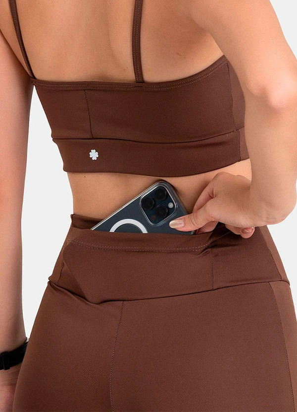 Closy - Legging Fitness Essential Marrom 5