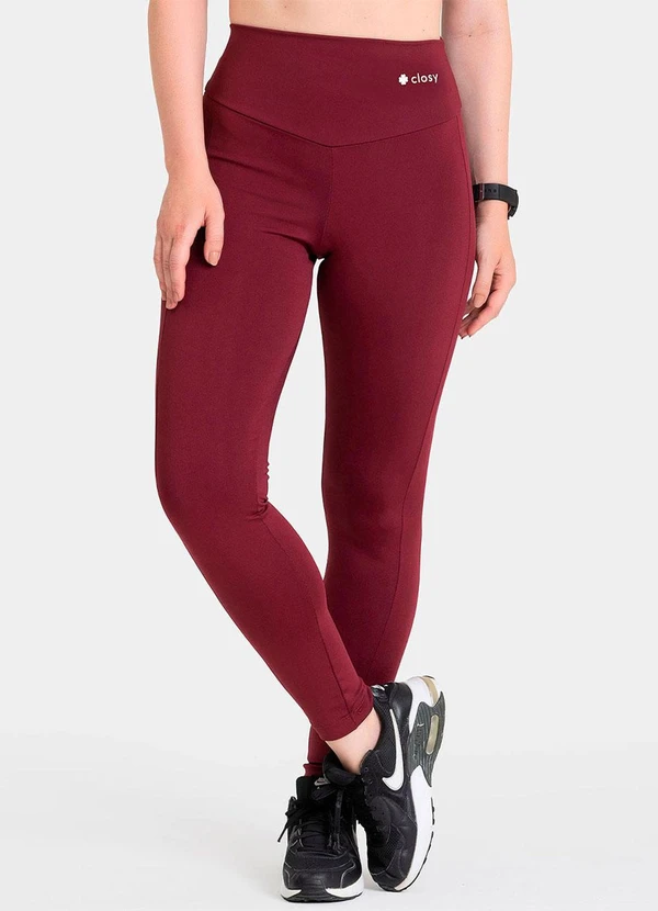 Closy - Legging Fitness Essential Rubro