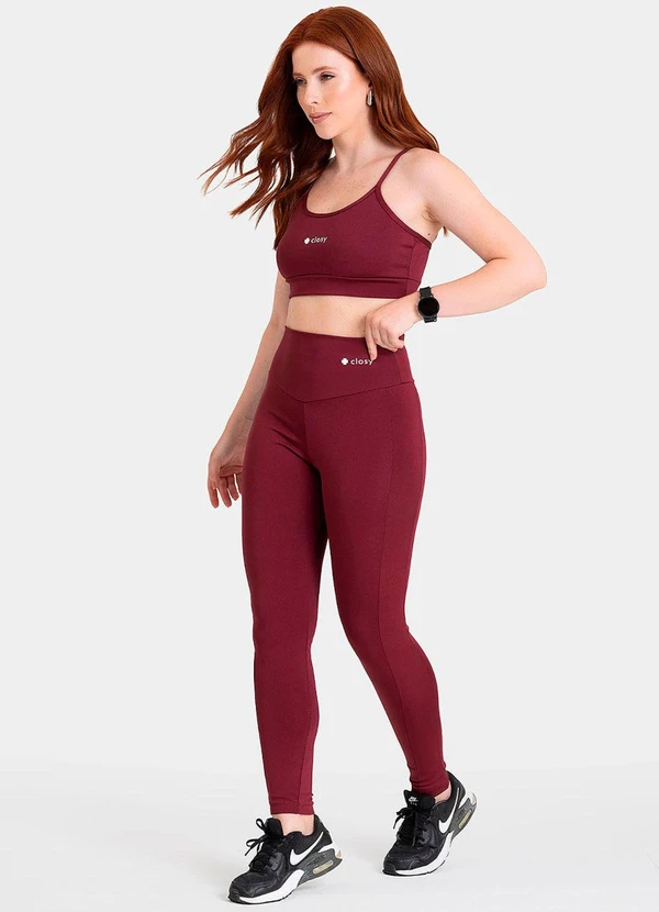 Closy - Legging Fitness Essential Rubro 3