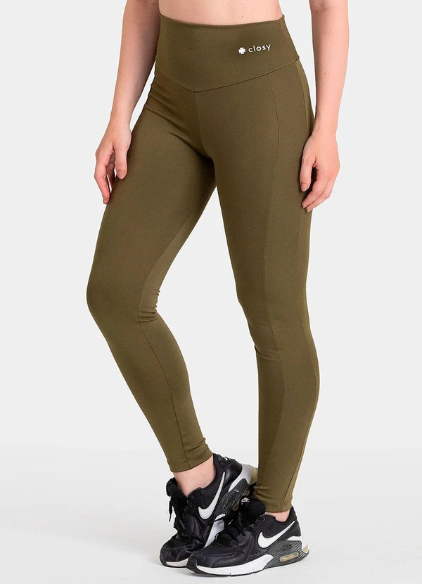 Closy - Legging Fitness Essential Verde Escuro