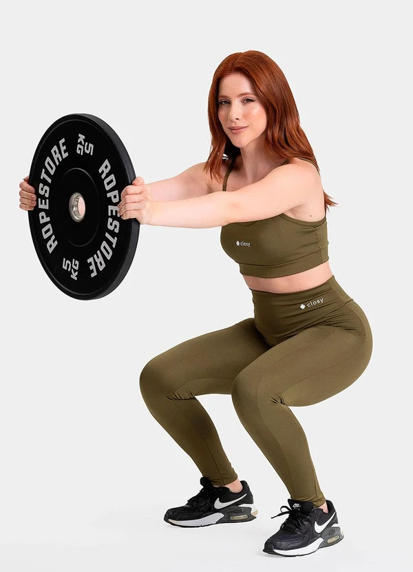 Closy - Legging Fitness Essential Verde Escuro 3