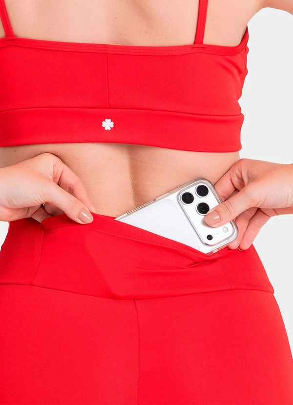 Closy - Legging Fitness Essential Vermelho 5