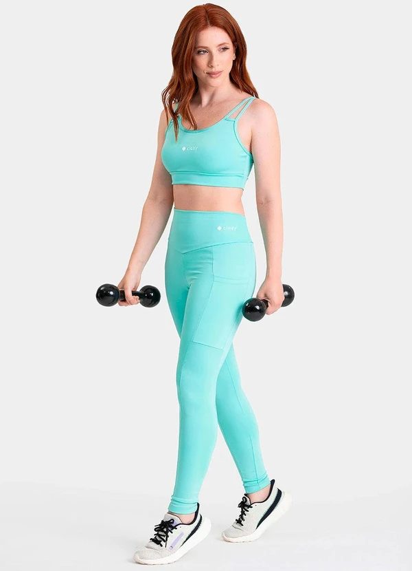 Closy - Legging Fitness Rise Acqua 3