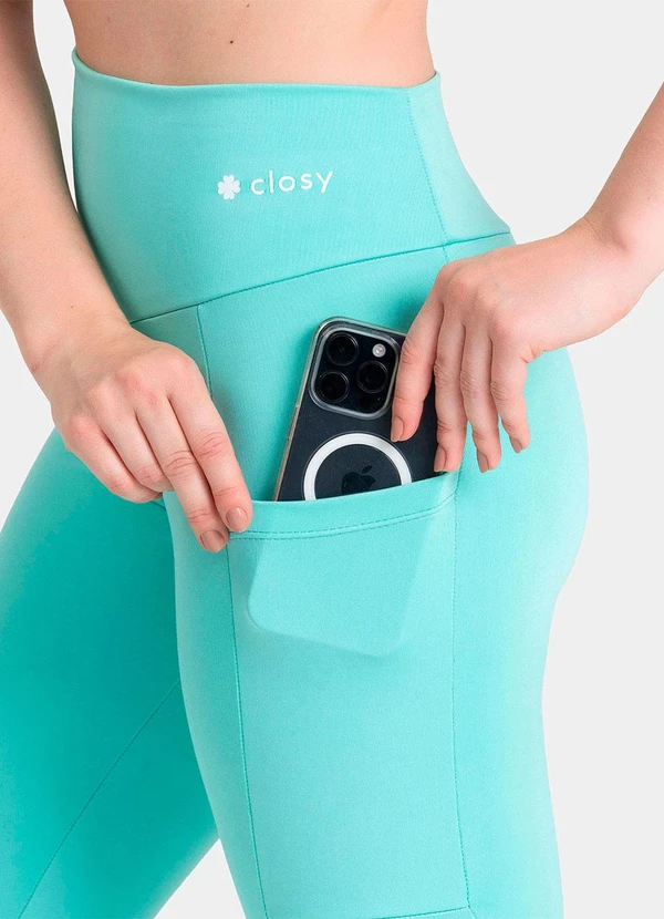 Closy - Legging Fitness Rise Acqua 5