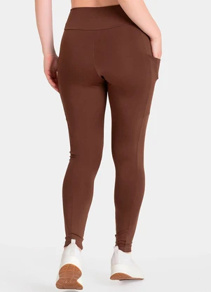 Closy - Legging Fitness Rise Marrom - CLOSY