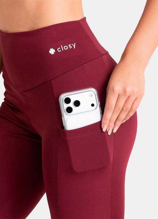 Closy - Legging Fitness Rise Rubro 5