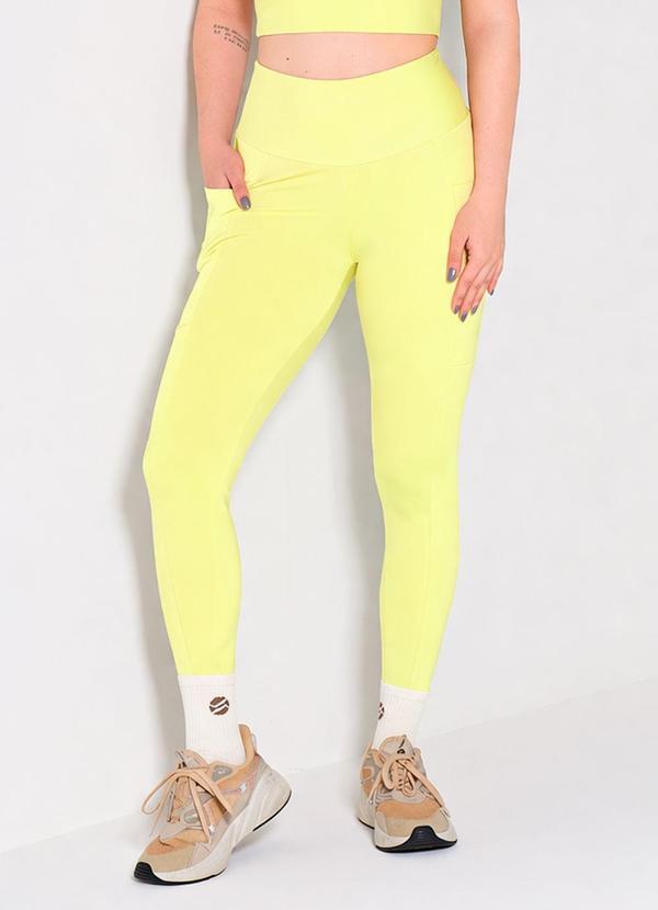 Hay Fit - Legging Joice Amarelo Flauta