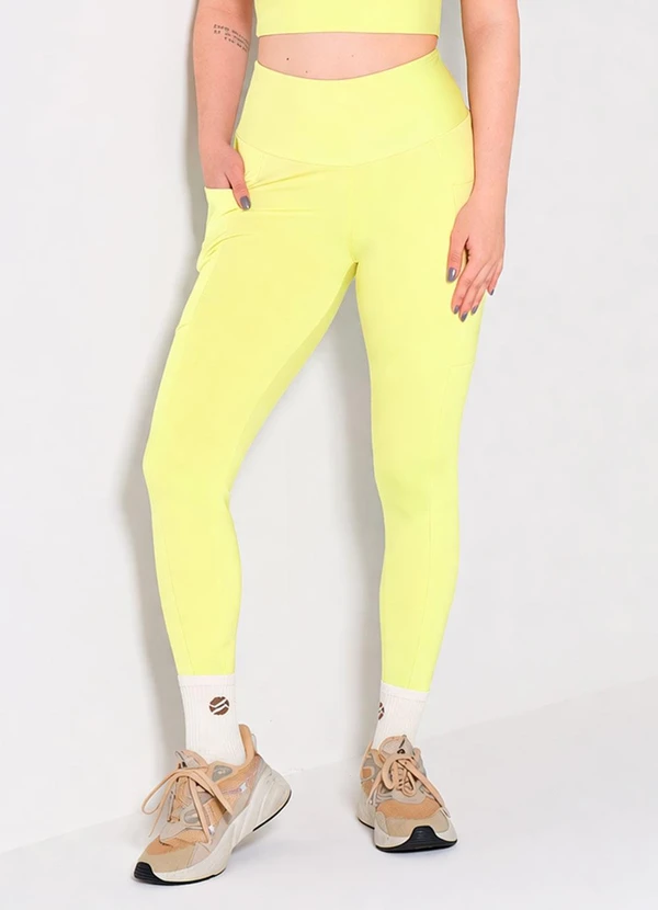 Hay Fit - Legging Joice Amarelo Flauta