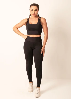 Janfer - Legging Nice Poliamida Preto - JANFER