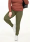 Cobertura - Legging Plus Size com Nervuras Preto - variação: Verde