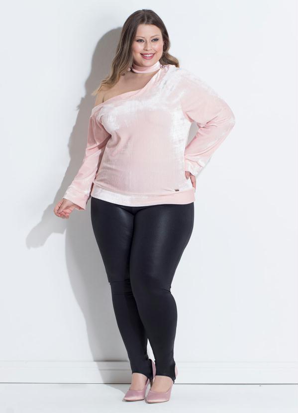 Quintess - Legging Preta Fuseau em Cirrê 10