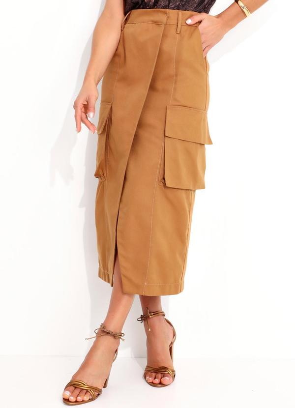 Colcci - Saia Sarja Marrom