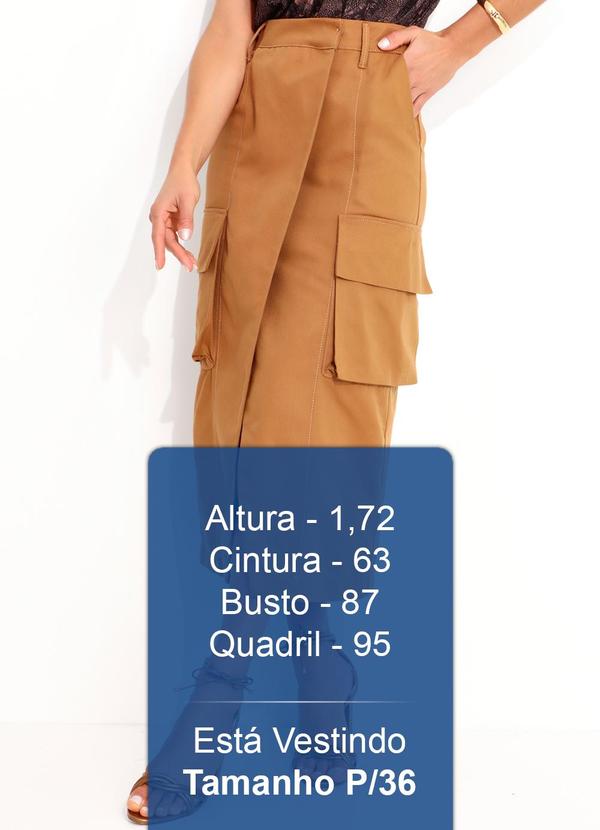 Colcci - Saia Sarja Marrom 5