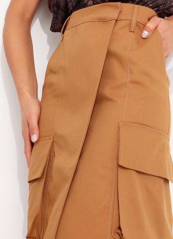 Colcci - Saia Sarja Marrom 7