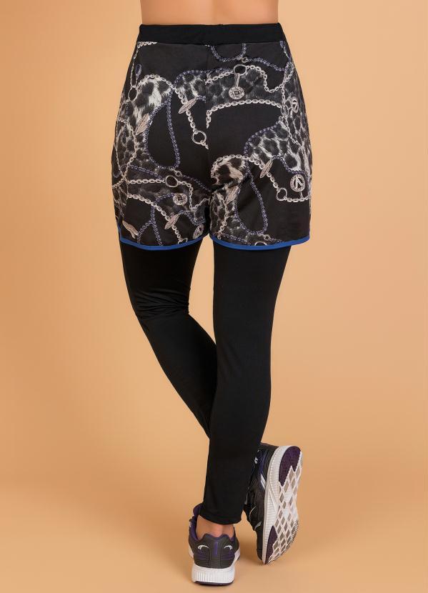 Outlet - Shorts Legging Fitnnes Moda Evangélica Correntes 6