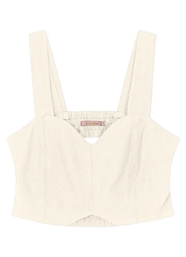 Endless - Blusa Linho Feminina Bege 4