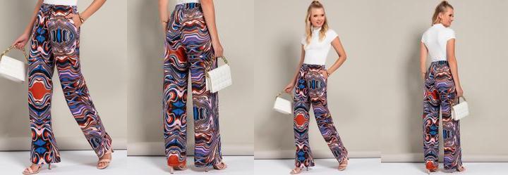 Cala Abstrato em Jersey Acetinado